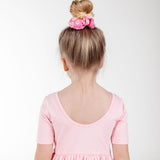 The Short Sleeve Ballet Dress in Tickled Pink