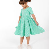 The Short Sleeve Ballet Dress in Spring Picnic