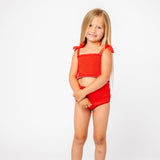 The Allyson Two-Piece in Cherry