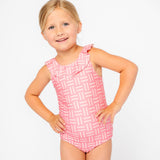The Madison One Piece in Pink Lemonade