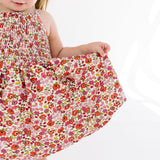 The Baby Smocked Dress in Poppy Floral