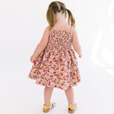 The Baby Smocked Dress in Poppy Floral