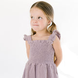 The Smocked Dress in Lavender Mist