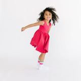 The Tank Ballet Dress in Raspberry