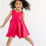 The Tank Ballet Dress in Raspberry