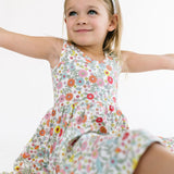 The Tank Ballet Dress in Spring Flowers