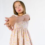 The Summer Sleeve Ballet Dress in Summer Terrazzo