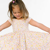 The Summer Sleeve Ballet Dress in Summer Terrazzo