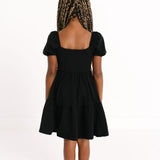 The Juliet Dress in Ebony