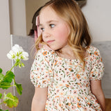 The Juliet Dress in Peach Petal