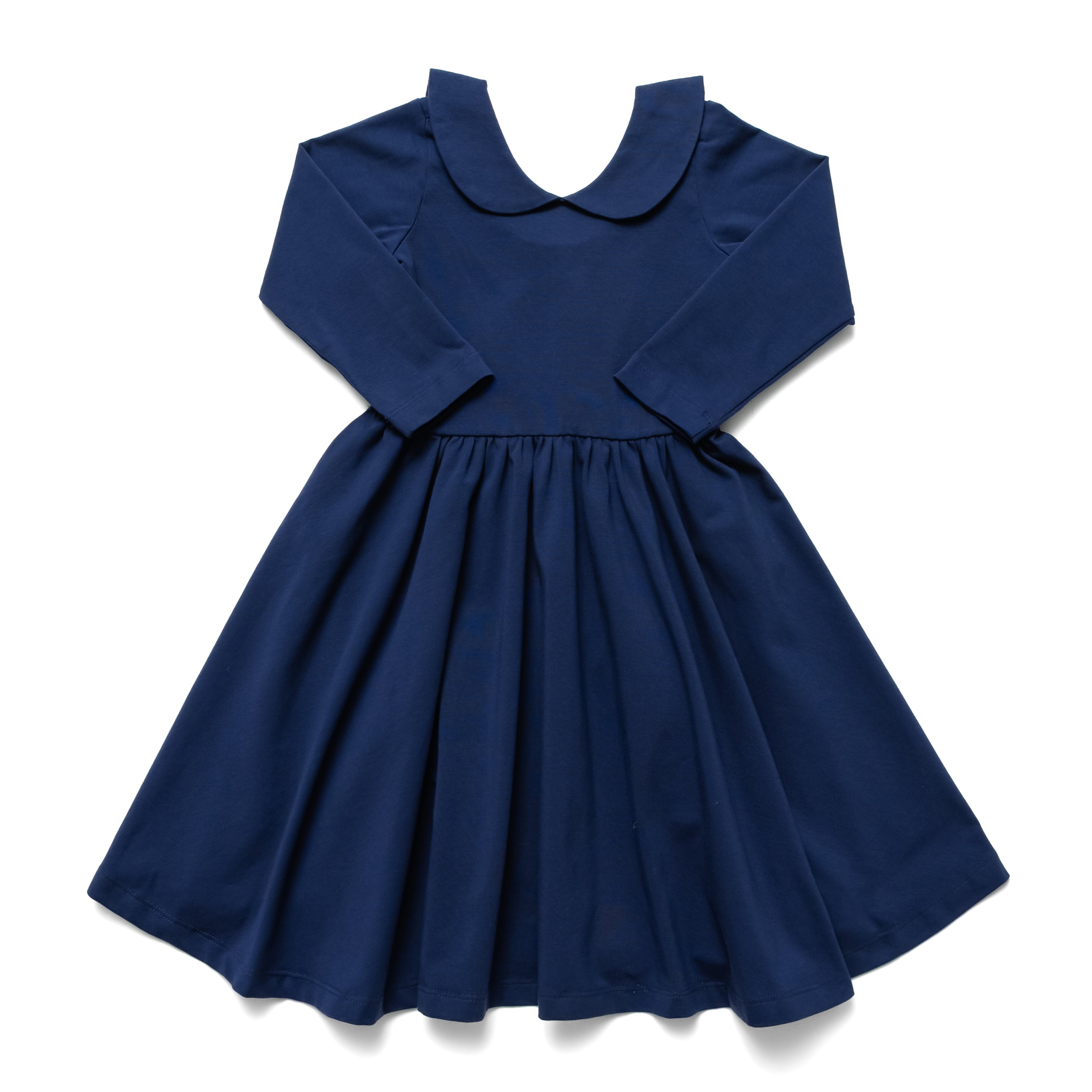 The Long Sleeve Peter Pan Dress in Blueberry | 5 The Long Sleeve Peter Pan Dress in Blueberry | 5