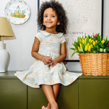 The Peter Pan Ballet Dress in Watercolor