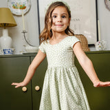 The Summer Sleeve Ballet Dress in Pinwheel
