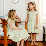 The Summer Sleeve Ballet Dress in Pinwheel