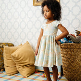 The Summer Sleeve Ballet Dress in Watercolor