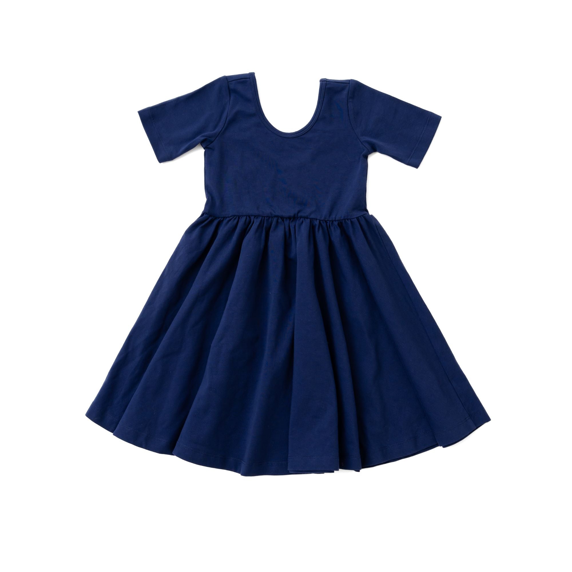 The Short Sleeve Ballet Dress in Blueberry | 3T The Short Sleeve Ballet Dress in Blueberry | 3T