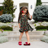 The Ballet Dress in Crimson Glow