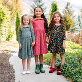 The Ballet Dress in Crimson Glow
