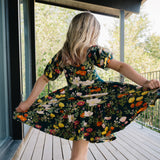 The Juliet Dress in Midnight Botany