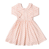 The Long Sleeve Peter Pan Dress in Clara