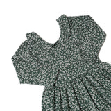 The Long Sleeve Peter Pan Dress in Pine