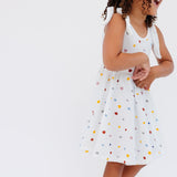 The Bow Tank Ballet Dress in Confetti Dot