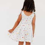 The Bow Tank Ballet Dress in Confetti Dot