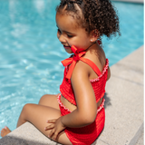 The Allyson Two-Piece in Cherry