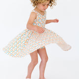 The Tank Ballet Dress in Paper Chain