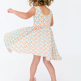 The Tank Ballet Dress in Paper Chain