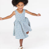 The Tank Ballet Dress in Blue Flower Power