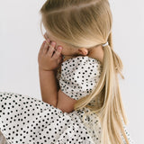 The Juliet Dress in Ivory Dot