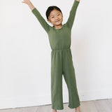 The Wide Leg Jumpsuit in Olivine