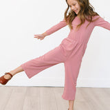 The Wide Leg Jumpsuit in Mauve