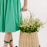 The Short Sleeve Ballet Dress in Mint Green
