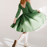 The Ballet Dress in Elm Green