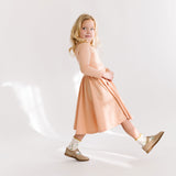 The Ballet Dress in Peach Nougat