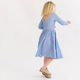 The Ballet Dress in Blue Anee Floral