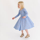 The Ballet Dress in Blue Anee Floral