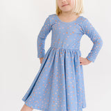 The Ballet Dress in Blue Anee Floral