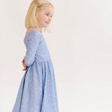 The Ballet Dress in Blue Anee Floral
