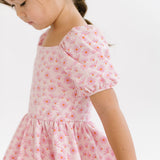 The Juliet Dress in Pink Daisy