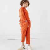 The Long Sleeve Tee in Rust