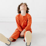 The Long Sleeve Tee in Rust