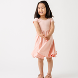 The Summer Sleeve Ballet Dress in Blush