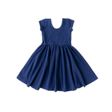 The Summer Sleeve Ballet Dress in Blueberry