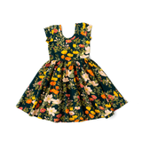 The Summer Sleeve Ballet Dress in Midnight Botany