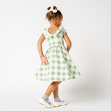 The Peter Pan Ballet Dress in Check Mate