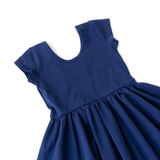 The Summer Sleeve Ballet Dress in Blueberry