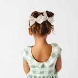 The Peter Pan Ballet Dress in Check Mate